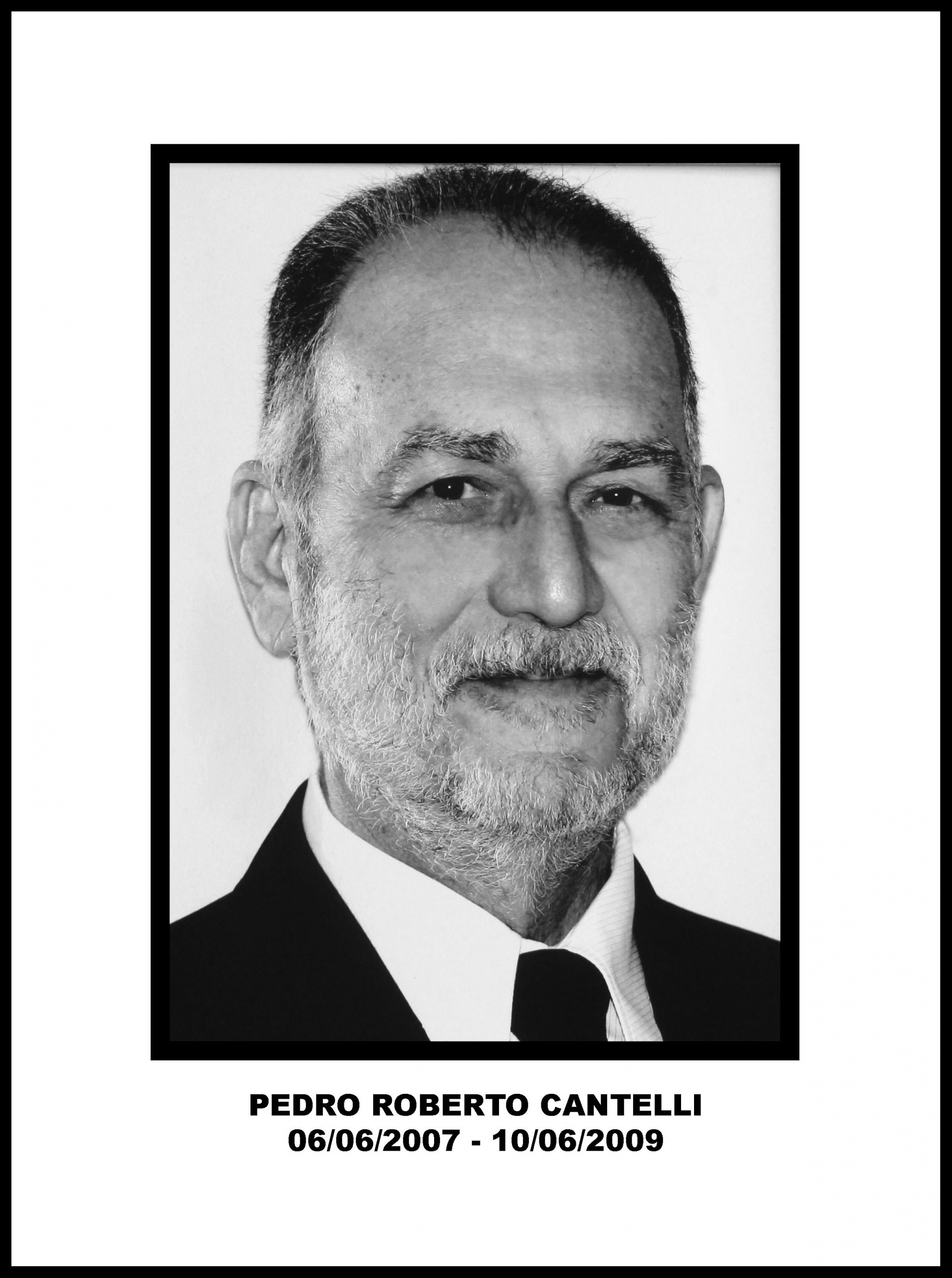 Retrato oficial de Pedro Roberto — Venerável Mestre